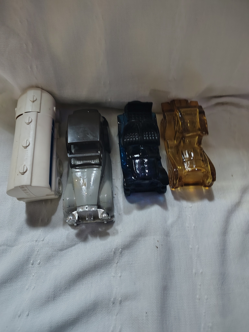 Lot of 4 Vintage Avon After Shave Decanters Bottles -Empty